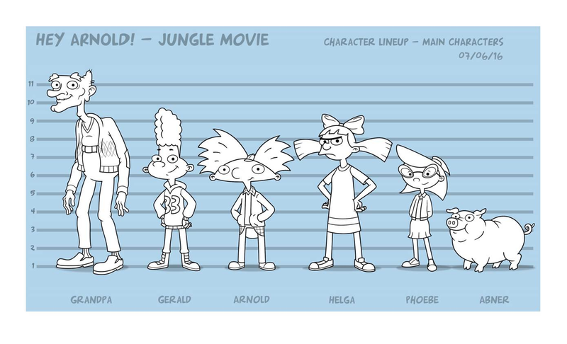 Illustration for article titled Nickelodeon shows off the first images from the new Hey Arnold! movie